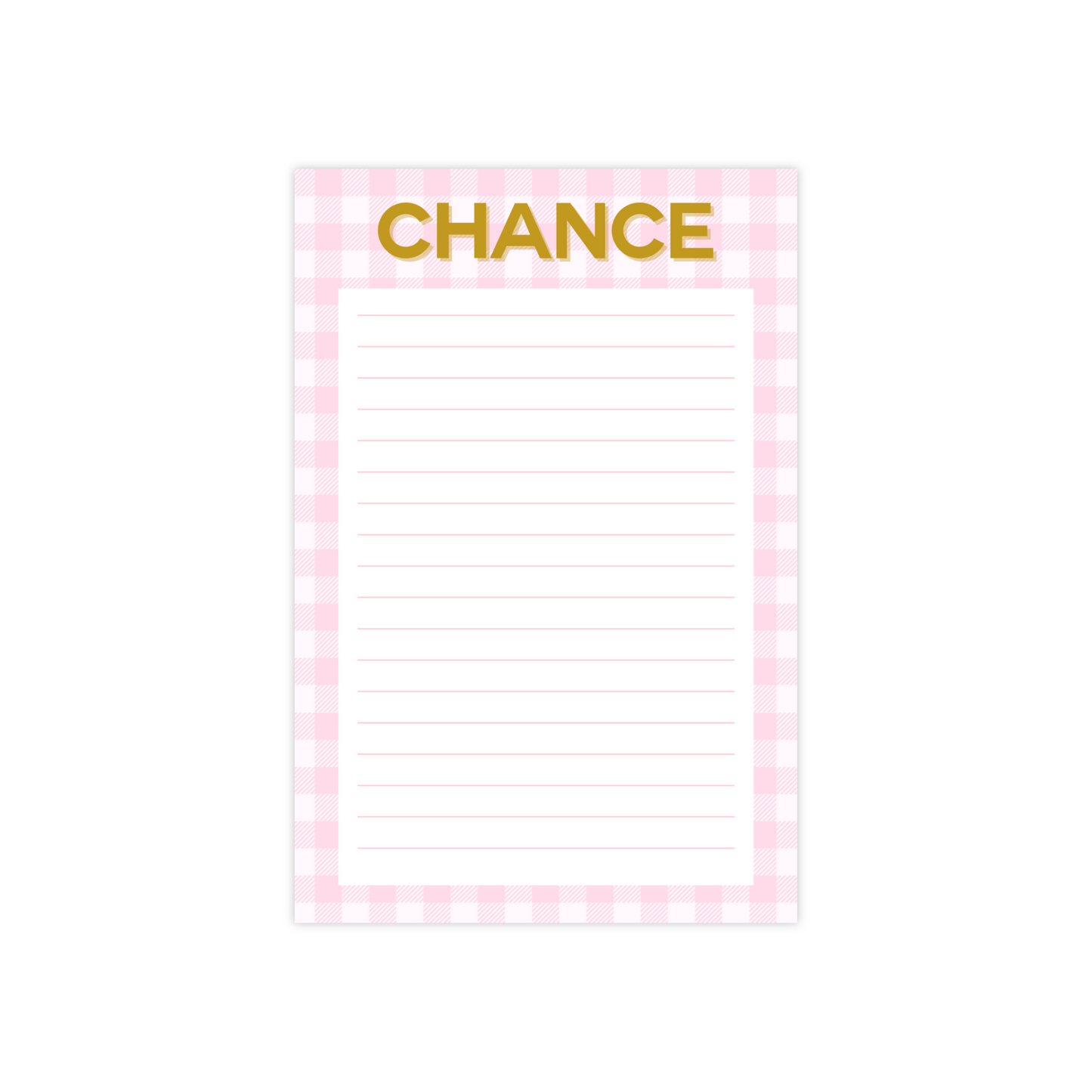 CHANCE NOTEPAD