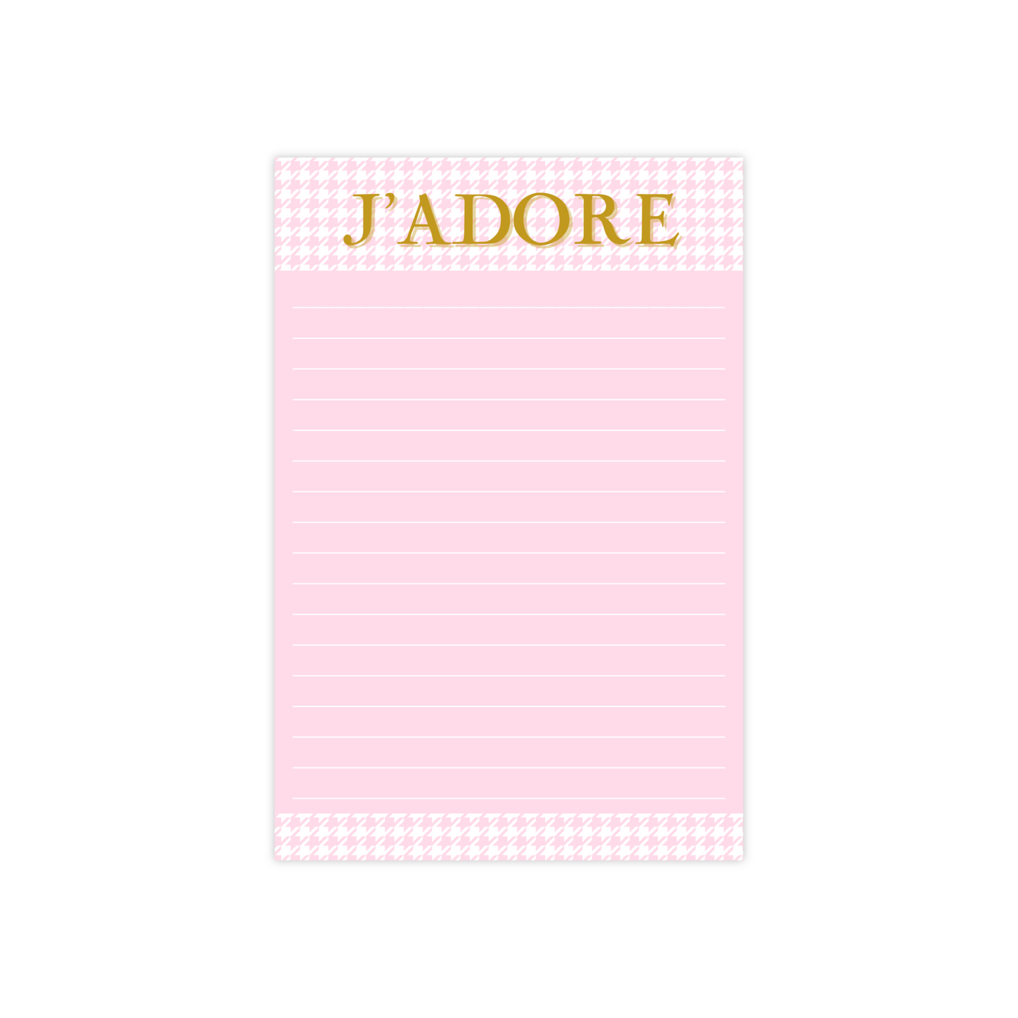 J'ADORE NOTEPAD