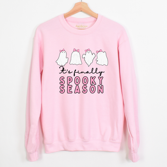IT'S FINALLY SPOOKY SEASON SWEATSHIRT