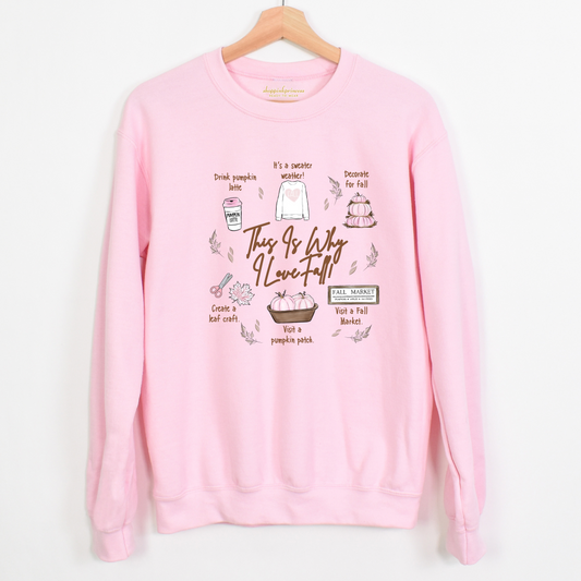 THIS IS WHY I LOVE FALL SWEATSHIRT