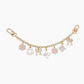PINK FLEUR & BOW BAG CHARM